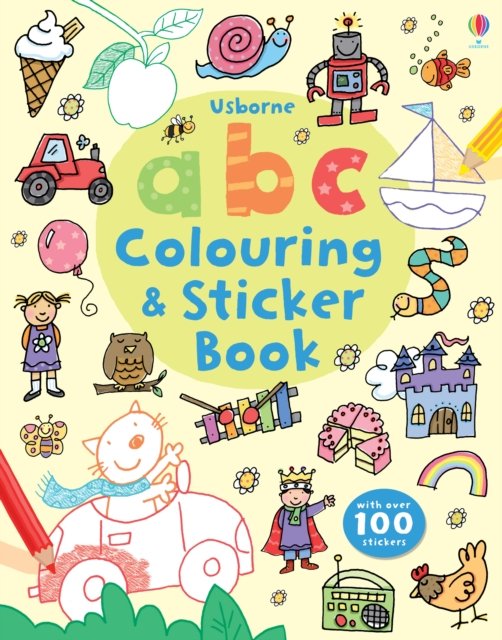 ABC Sticker and Colouring Book - Sticker & Colouring Book - Jessica Greenwell - Bøger - Usborne Publishing Ltd - 9781409564614 - 1. juli 2013