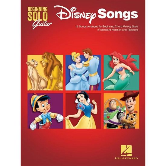 Cover for Hal Leonard Publishing Corporation · Disney Songs - Beginning Solo Guitar (Paperback Book) (2018)