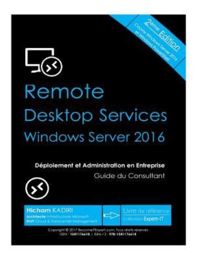 Cover for Hicham Kadiri · RDS Windows Server 2016 - Deploiement et Administration en Entreprise (Taschenbuch) (2017)