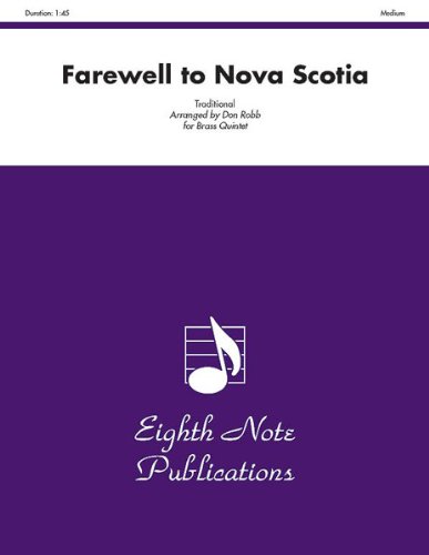 Cover for Don Robb · Farewell to Nova Scotia (Score &amp; Parts) (Eighth Note Publications) (Paperback Book) (2009)