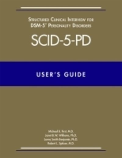 Cover for First, Michael B. (New York State Psychiatric Institute) · Structured Clinical Interview for DSM-5® Disorders—Clinician Version (SCID-5-CV) (Pocketbok) (2016)