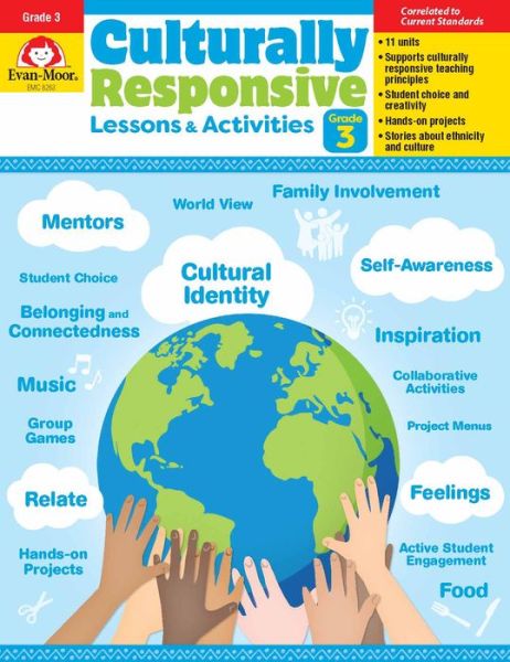 Cover for Evan-Moor Corporation · Culturally Responsive Lessons and Activities, Grade 3 Teacher Resource (Book) (2023)