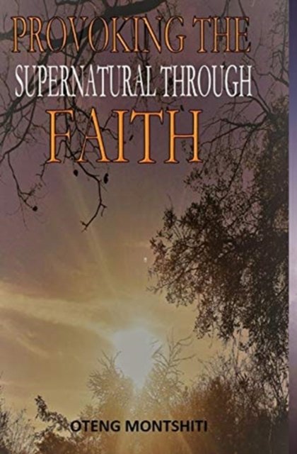 Cover for Oteng Montshiti · Provoking the supernatural through faith (Hardcover Book) (2020)