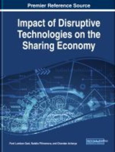 Cover for Impact of Disruptive Technologies on the Sharing Economy (Innbunden bok) (2021)