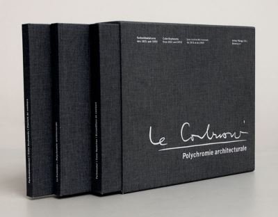 Cover for Polychromie architecturale: Le Corbusiers Farbenklaviaturen von 1931 und 1959 / Le Corbusier's Color Keyboards from 1931 and 1959 / Les claviers de couleurs de Le Corbusier de 1931 et de 1959 (Hardcover Book) [3rd, rev. edition] (2015)