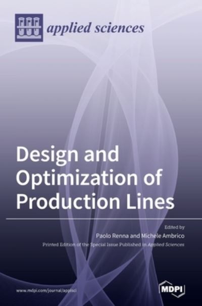 Cover for Paolo Renna · Design and Optimization of Production Lines (Hardcover Book) (2021)