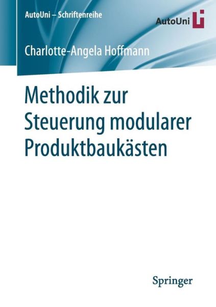 Cover for Hoffmann · Methodik zur Steuerung modular (Book) (2018)