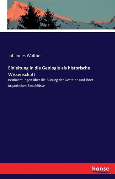 Cover for Walther · Einleitung in die Geologie als (Buch) (2016)