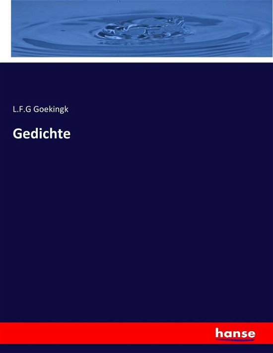Cover for Goekingk · Gedichte (Bog) (2016)
