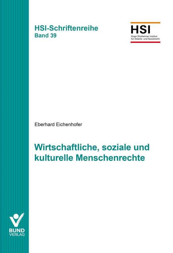 Wirtschaftliche, soziale un - Eichenhofer - Other -  - 9783766371614 - 