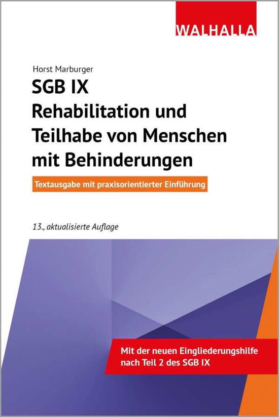 Cover for Marburger · SGB IX - Rehabilitation und T (Book)