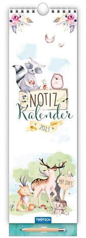 Cover for Trötsch Verlag GmbH &amp; Co. KG · Trötsch Notizkalender mit Stift Hochformat Waldfreunde 2023 (Calendar) (2022)