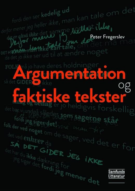 Cover for Peter Fregerslev · Argumentation og faktiske tekster (Sewn Spine Book) [1.º edición] (2015)