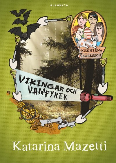 Cover for Katarina Mazetti · Kusinerna Karlsson: Vikingar och vampyrer (Innbunden bok) (2013)