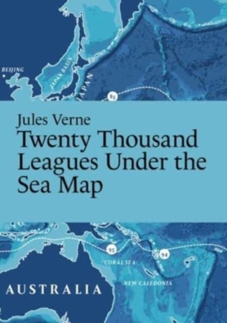 Cover for Thelander, Martin, Master of Fine Arts · Jules Verne, Twenty Thousand Leagues Under the Sea Map - Literary Maps Series (Kartor) (2024)