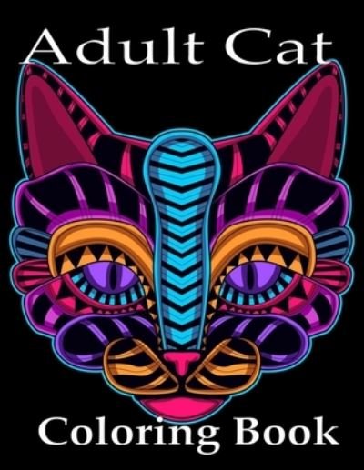 Cover for Nr Grate Press · Adult Cat Coloring Book (Paperback Bog) (2021)