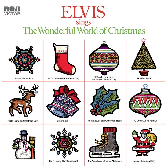 Cover for Elvis Presley · Elvis Sings The Wonderful World Of Christmas (LP) (2023)
