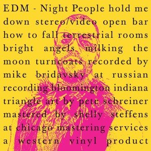 Cover for Edm · Night People (LP) (2011)