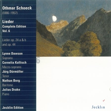 Lieder; complete Edition V - O. Schoeck - Musik - JECKLIN - 0742395167615 - 24. februar 1997