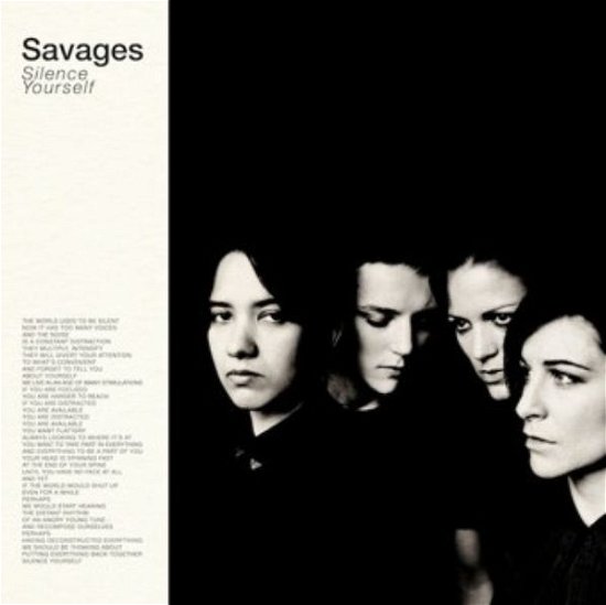 Cover for Savages · Silence Yourself (LP) (2013)