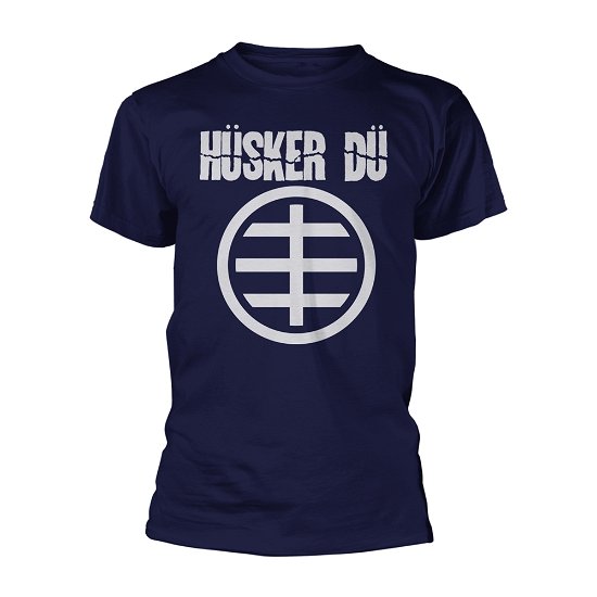 Cover for Husker Du · Husker Du: Circle Logo 1 (T-Shirt Unisex Tg. L) (Bekleidung) [size L] [Blue edition] (2018)