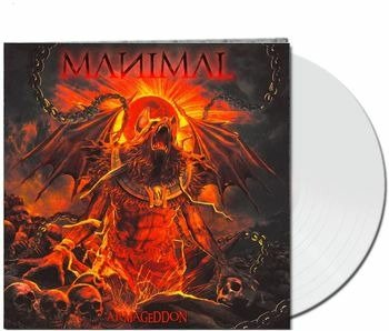 Cover for Manimal · Armageddon (White Vinyl) (LP) (2022)