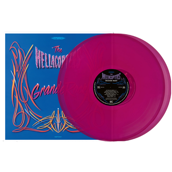 Cover for The Hellacopters · Grande Rock Revisited (LP) [Limited Transparent Purple Vinyl edition] (2024)