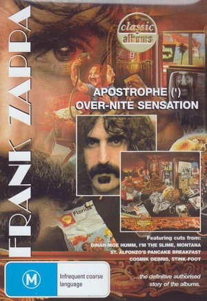 Apostrophe Over-nite Sensation (Classic Album) - Frank Zappa - Elokuva - KALEIDOSCOPE - 5021456164615 - perjantai 12. kesäkuuta 2009