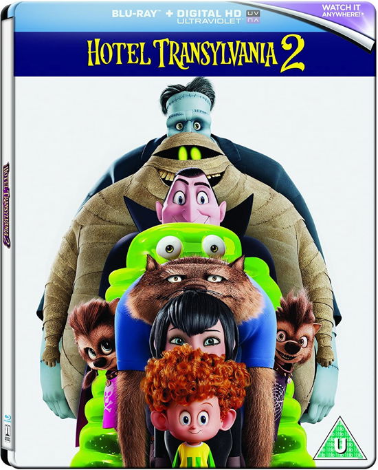 Cover for Unk · Hotel Transylvania 2 Limited Edition Steelbook (Blu-ray) (2016)