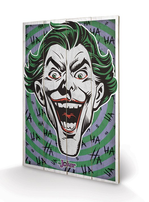 Cover for Wood Poster · DC COMICS - Wood Print 40X59 - The Joker - HaHaHa (MERCH) (2019)