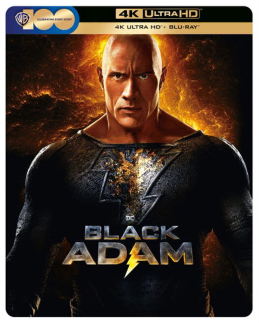 Black Adam Limited Edition Steelbook - Black Adam Uhdstlbkcat - Movies - Warner Bros - 5051892239615 - May 15, 2023