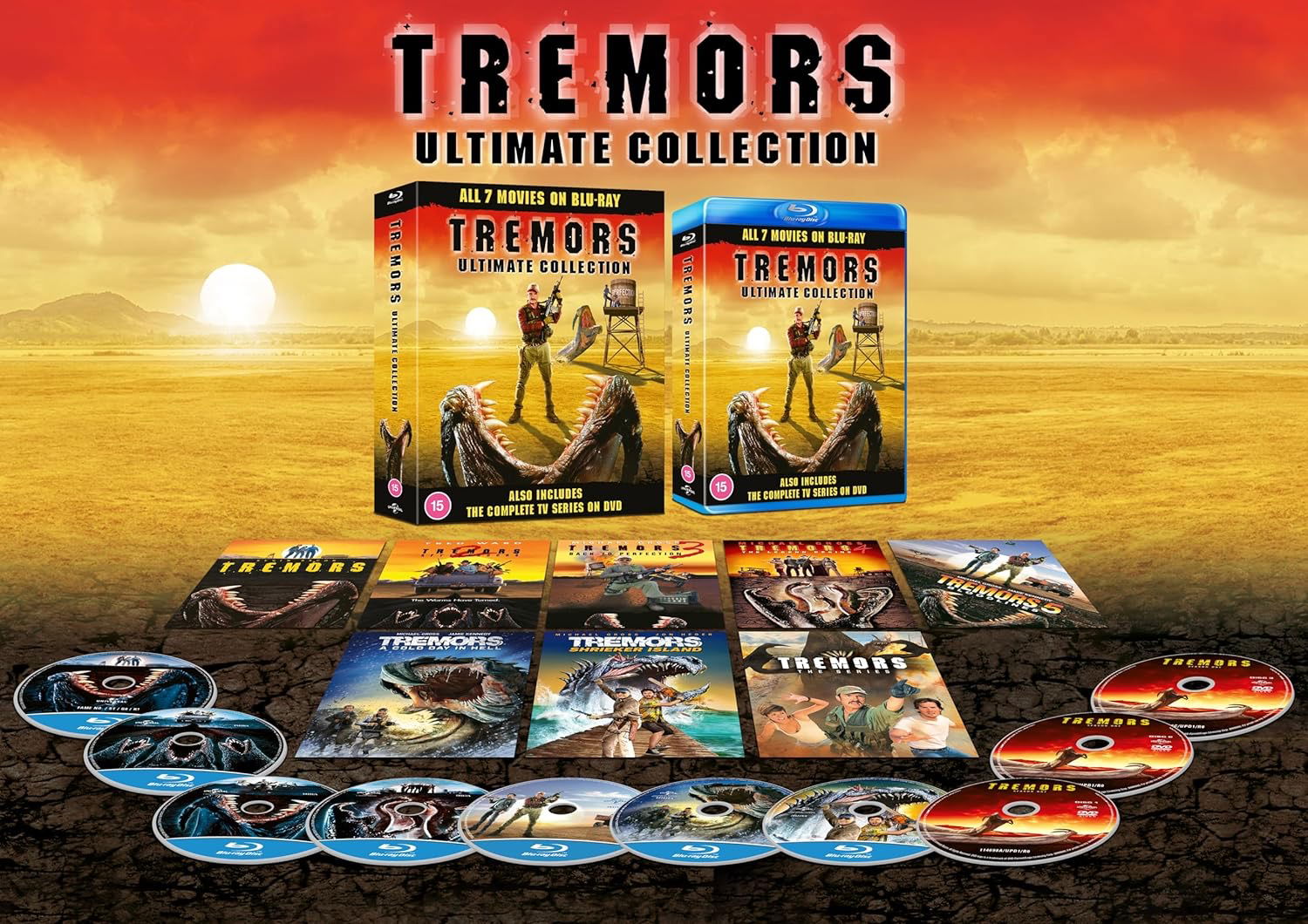 Tremors Complete Movie Collection (7 Films) + TV Series (Blu-ray