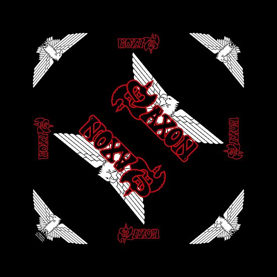 Cover for Saxon · Saxon Unisex Bandana: Logo / Eagle (MERCH) [Black - Unisex edition]