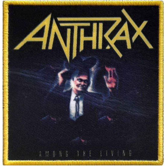 Anthrax Standard Printed Patch: Among The Living - Anthrax - Marchandise -  - 5056561040615 - 