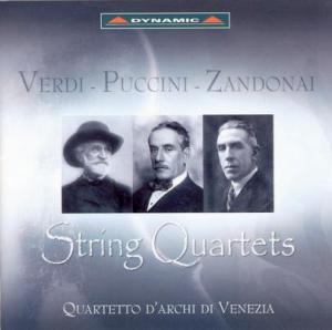 Cover for Verdi / Puccini / Quartetto D'archi Di Venezia · String Quartet E Minor / Crisantemi (CD) (2004)