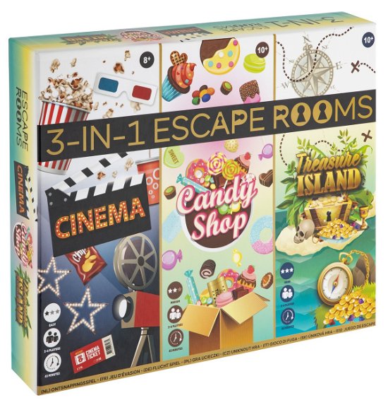 Cover for Grafix · 3in1 Escape Room Ontsnappingsspel (Spielzeug)