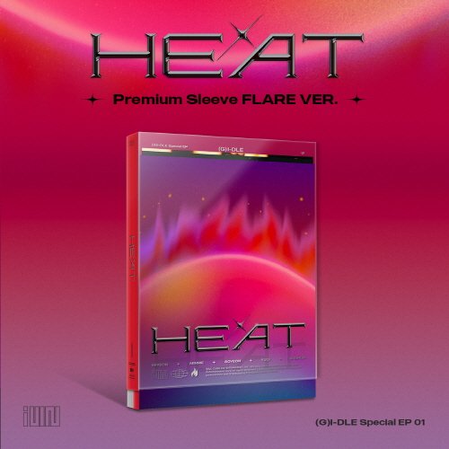 Cover for (G)i-dle · Heat - Special EP 01 (CD/Merch) [Premium Sleeve edition] [Flare Version] (2023)