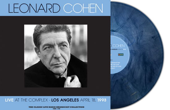 Cover for Leonard Cohen · Live At The Complex 1993 (Blue Marble Vinyl) (LP) [-coloure edition] (2022)