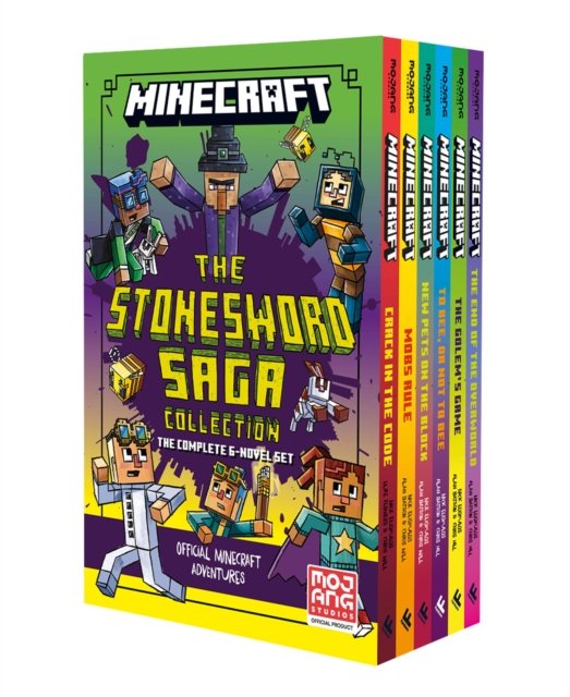 Minecraft Complete 6 Book Stonesword Saga - Stonesword Saga - Mojang AB - Outro - HarperCollins Publishers - 9780008659615 - 6 de junho de 2024