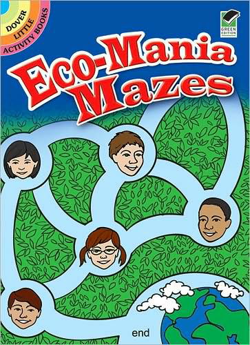 Cover for Jessica Mazurkiewicz · Eco-Mania Mazes - Dover Little Activity Books (Paperback Book) [Green edition] (2010)