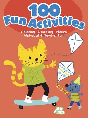 Cover for Dover Dover Publications · 100 Fun Activities--Red (Book) (2020)