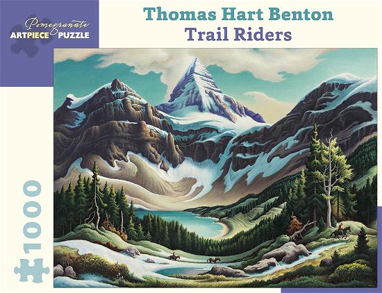 Cover for Thomas Hart Benton Trail Riders 1000-Piece Jigsaw Puzzle (MERCH) (2016)