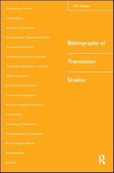 Cover for Lynne Bowker · Bibliography of Translation Studies: 2001 (Hardcover Book) (2017)