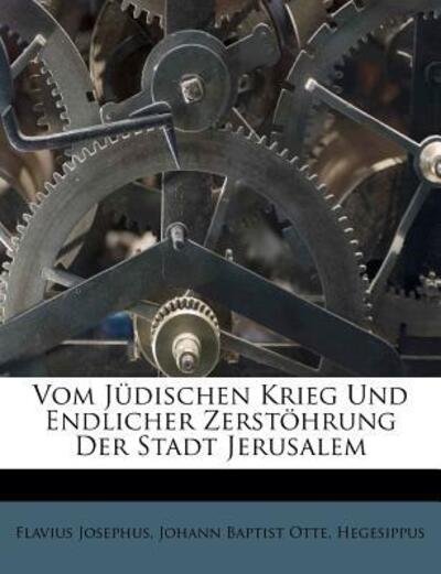 Cover for Josephus · Vom Jüdischen Krieg Und Endlic (Book) (2011)