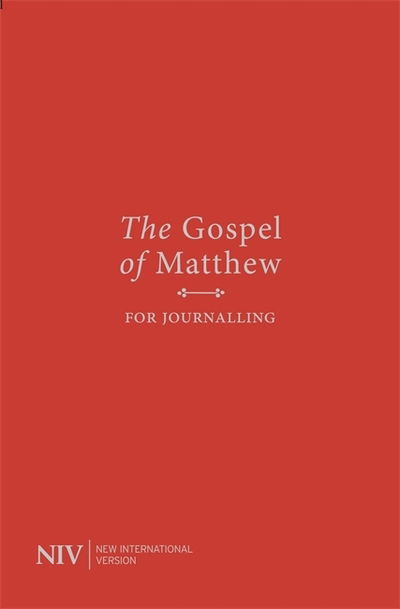 Cover for New International Version · NIV Gospel of Matthew for Journalling (Paperback Book) (2020)