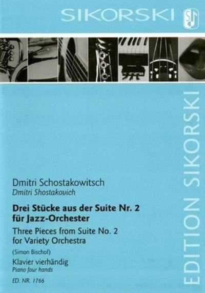 Cover for Dmitri Shostakovich · Drei Stucke aus der Suite Nr. 2 (Book) (2019)