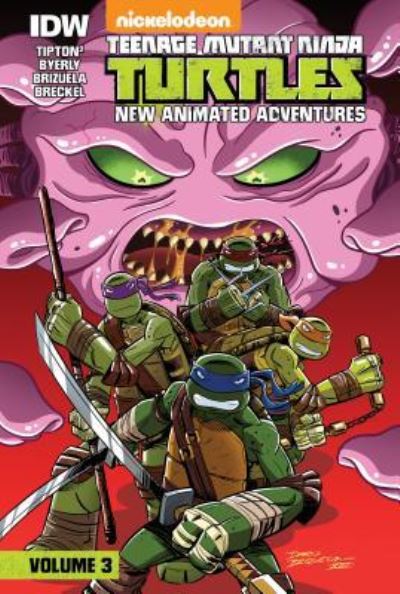 Cover for Scott Tipton · Teenage Mutant Ninja Turtles: New Animated Adventures: Volume 3 (Hardcover Book) (2015)