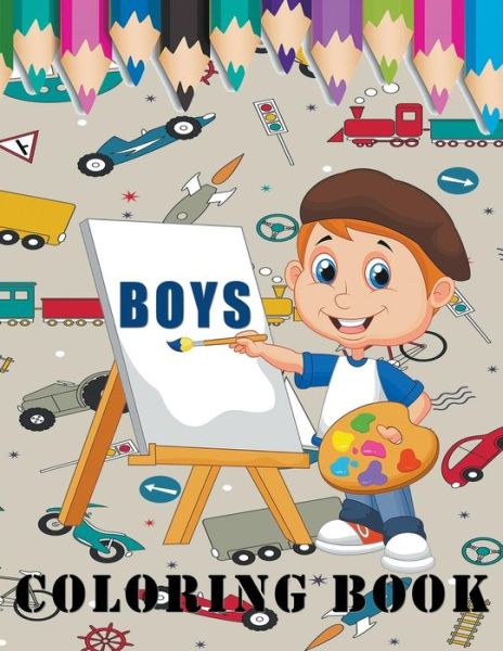 Cover for Mojo Enterprises · Boys Coloring Book (Pocketbok) (2014)