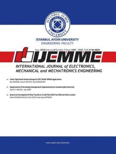 Cover for Hasan Heperkan · International Journal of Electronics, Mechanical and Mechatronics Engineering (IJEMME) (Paperback Book) (2018)