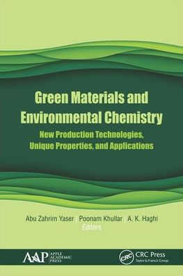 Cover for Green Materials and Environmental Chemistry: New Production Technologies, Unique Properties, and Applications (Gebundenes Buch) (2020)